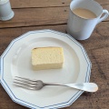 チーズケーキ - 実際訪問したユーザーが直接撮影して投稿した靱本町カフェル・プリューの写真のメニュー情報