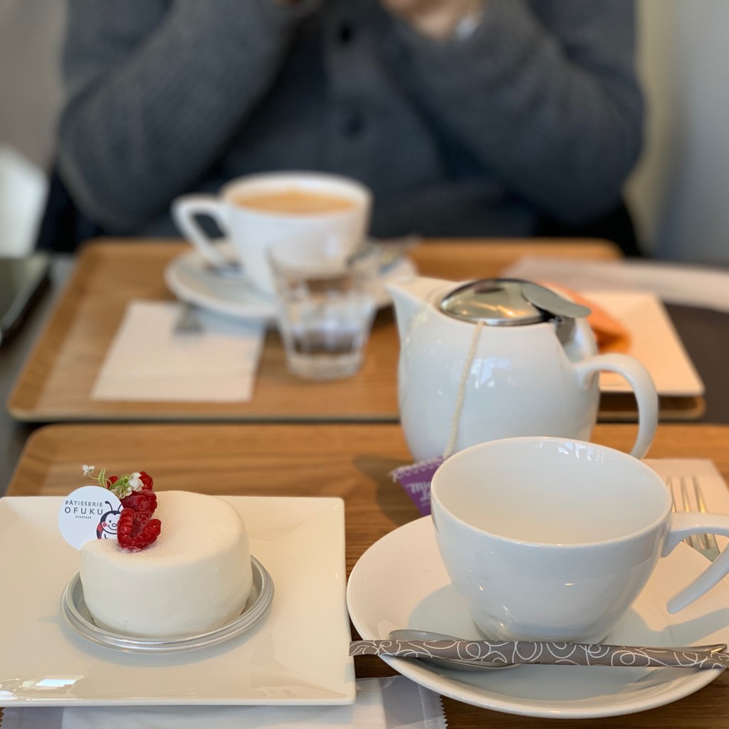 ユーザーが投稿したレアチーズケーキの写真 - 実際訪問したユーザーが直接撮影して投稿した広坂ケーキPATISSERIE OFUKUの写真