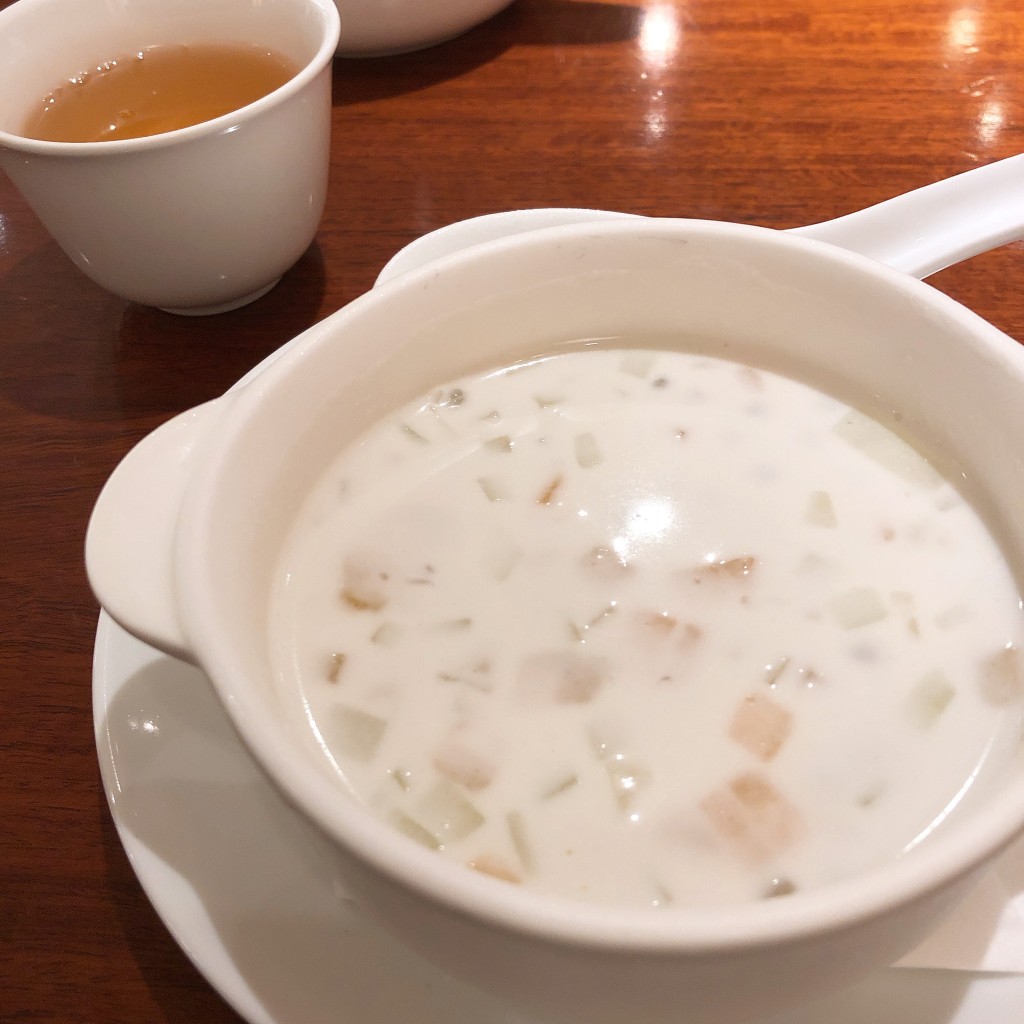 ユーザーが投稿したフルーツ入りタピオカココナツミルクの写真 - 実際訪問したユーザーが直接撮影して投稿した玉川香港料理糖朝 玉川店の写真