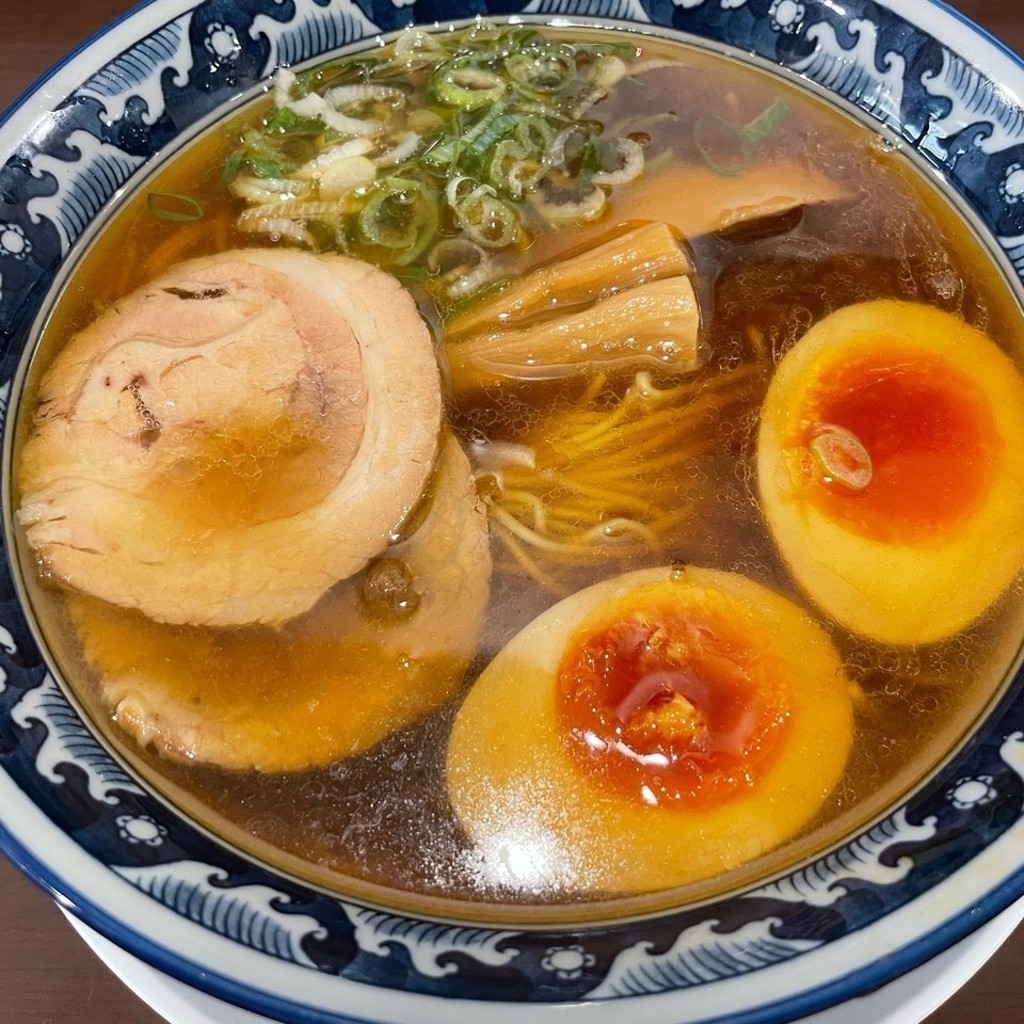 ユーザーが投稿した焼干し醤油ラーメンの写真 - 実際訪問したユーザーが直接撮影して投稿した広芝町ラーメン専門店中華そば 喜城苑 江坂店の写真