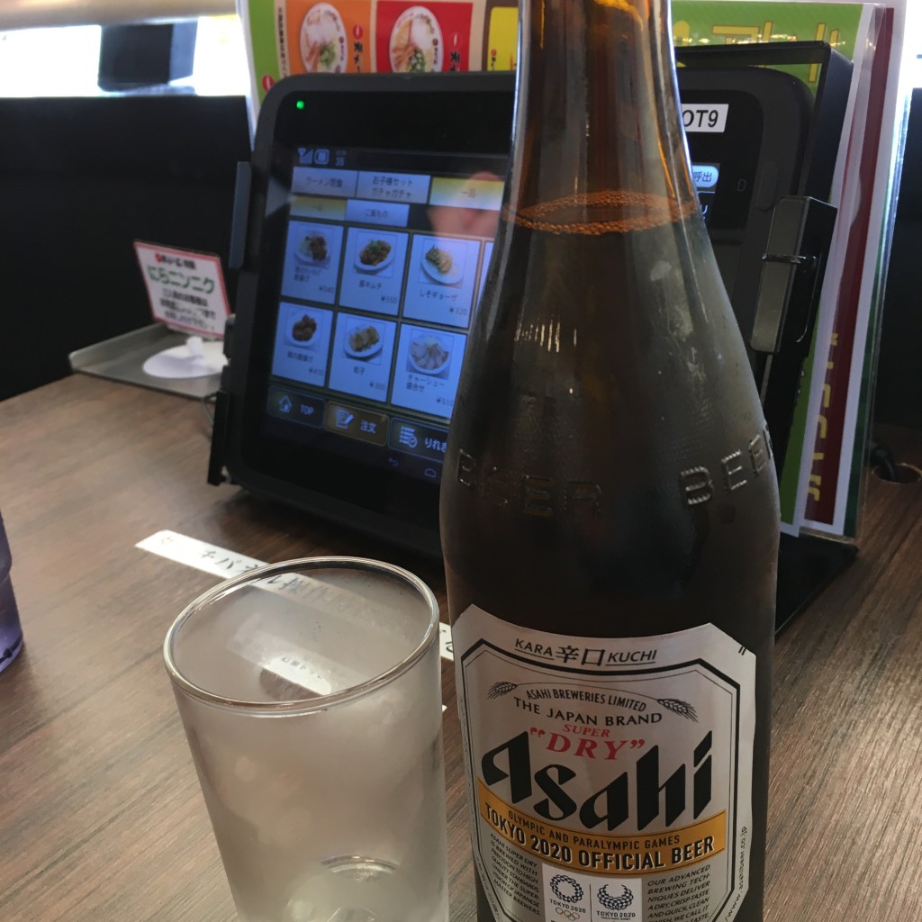 ユーザーが投稿した瓶ビールの写真 - 実際訪問したユーザーが直接撮影して投稿した田井ラーメン専門店天下一品 久御山店の写真