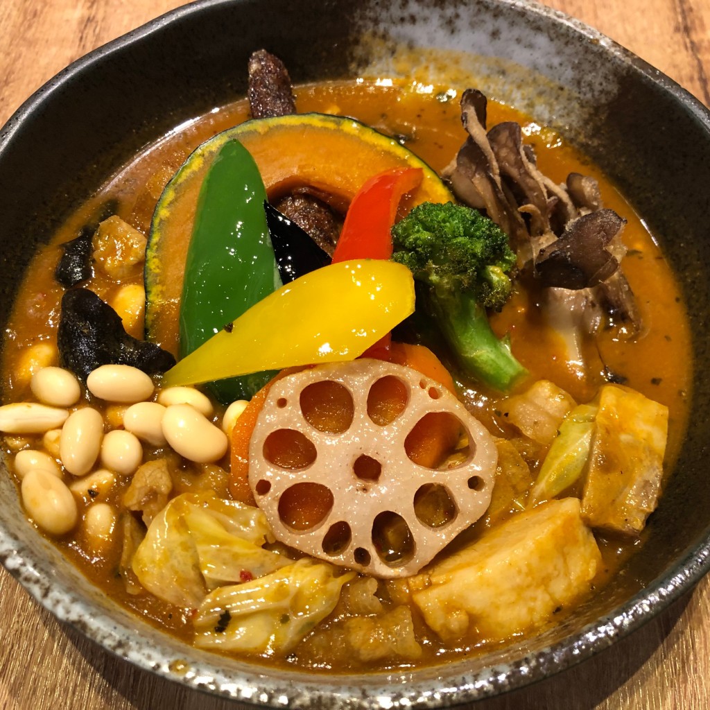 Zeppelinさんが投稿した大曲幸町カレーのお店Rojiura Curry SAMURAI. 北広島店/ロジウラカリィサムライの写真