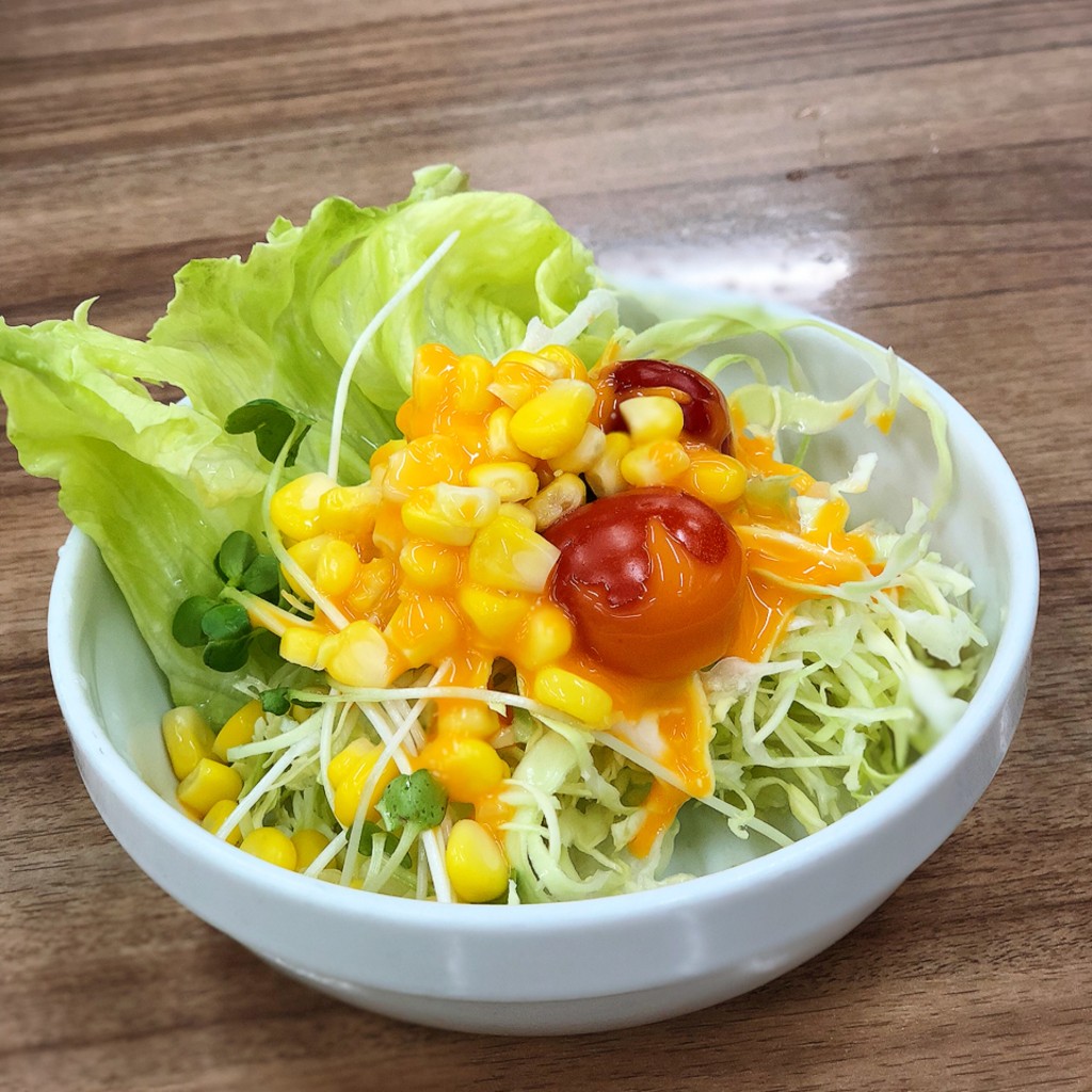 ユーザーが投稿したグリーンサラダの写真 - 実際訪問したユーザーが直接撮影して投稿した紀三井寺餃子餃子の王将 紀三井寺店の写真
