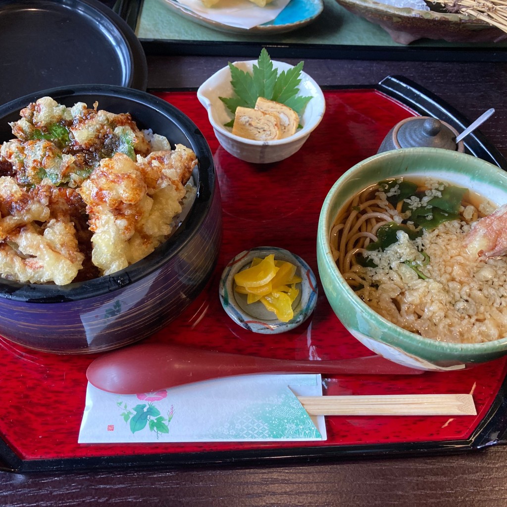 ユーザーが投稿した鰻かば焼き天重の写真 - 実際訪問したユーザーが直接撮影して投稿した御幸ケ原町懐石料理 / 割烹ちそうまる真の写真