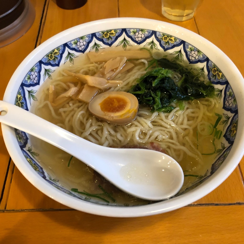 ユーザーが投稿した黄塩ラーメン730の写真 - 実際訪問したユーザーが直接撮影して投稿した北山田中華料理中国ラーメン揚州商人 北山田店の写真