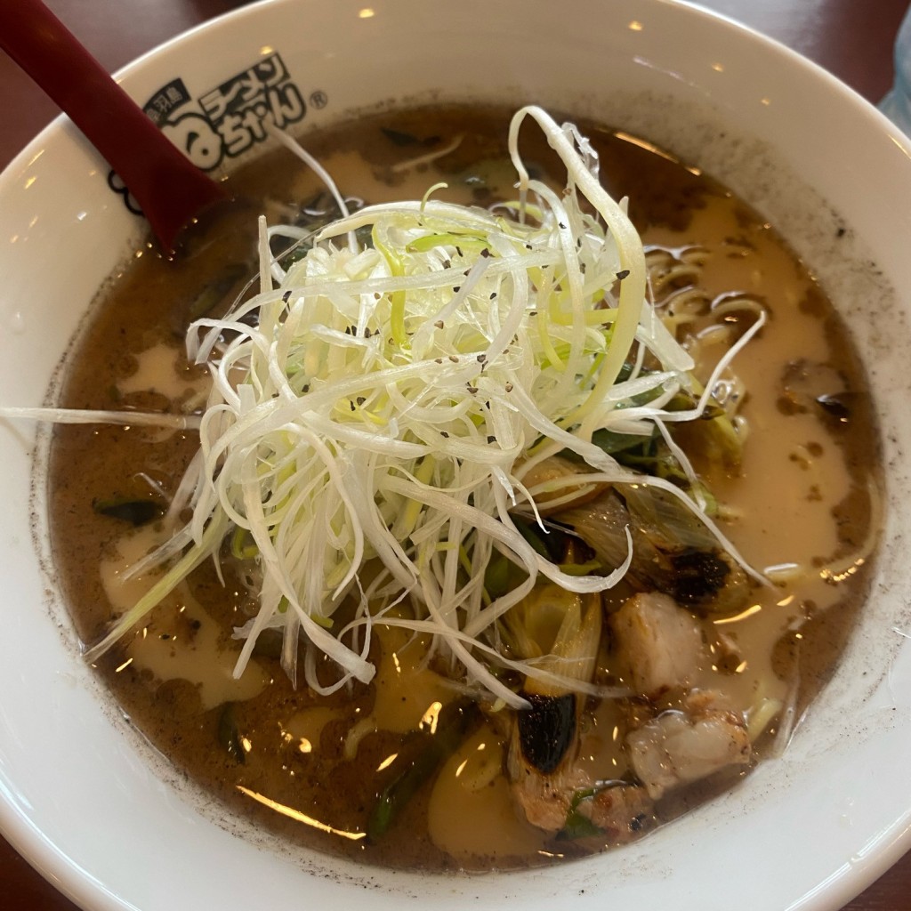 ユーザーが投稿したネギとんラーメンの写真 - 実際訪問したユーザーが直接撮影して投稿した福寿町浅平ラーメン / つけ麺ラーメンむねちゃんの写真