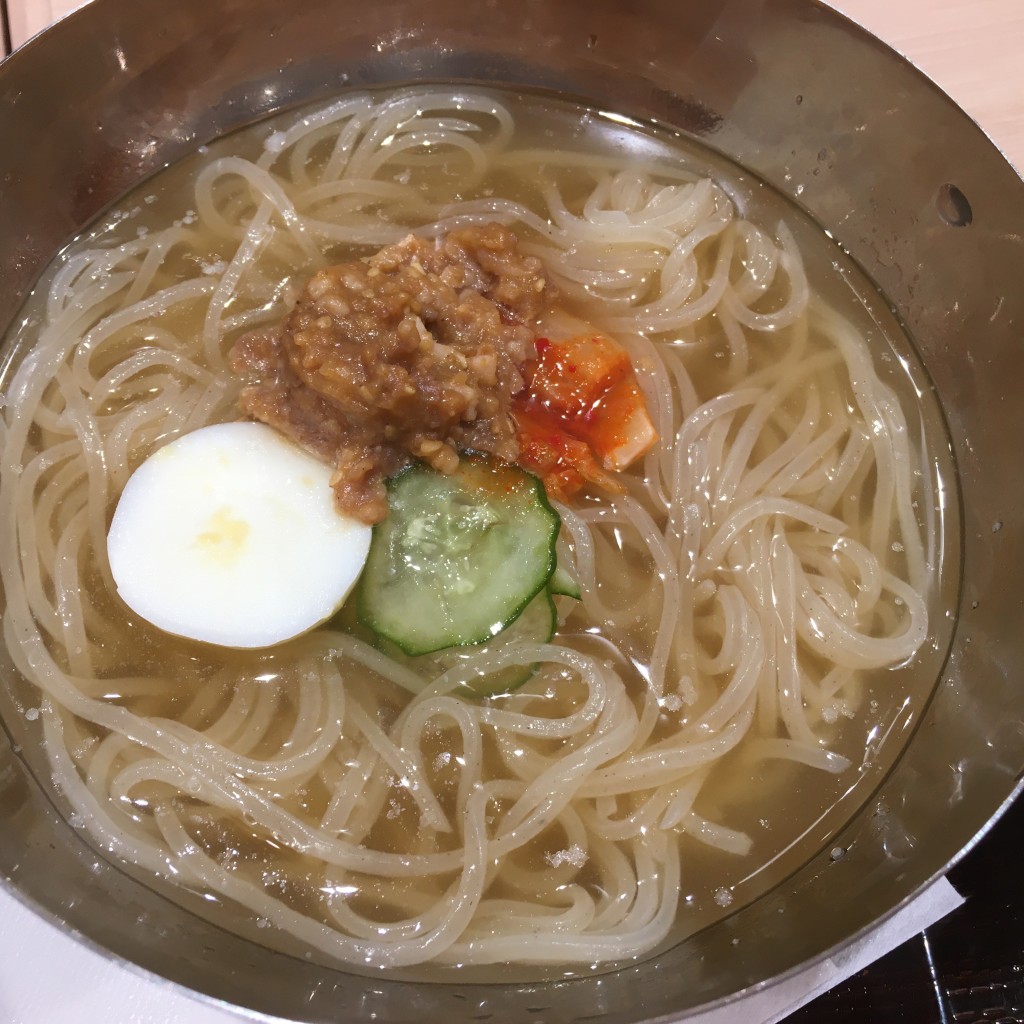 ユーザーが投稿したセット 冷麺の写真 - 実際訪問したユーザーが直接撮影して投稿した三条町肉料理肉のヤマキ商店 ゆめタウン高松店の写真