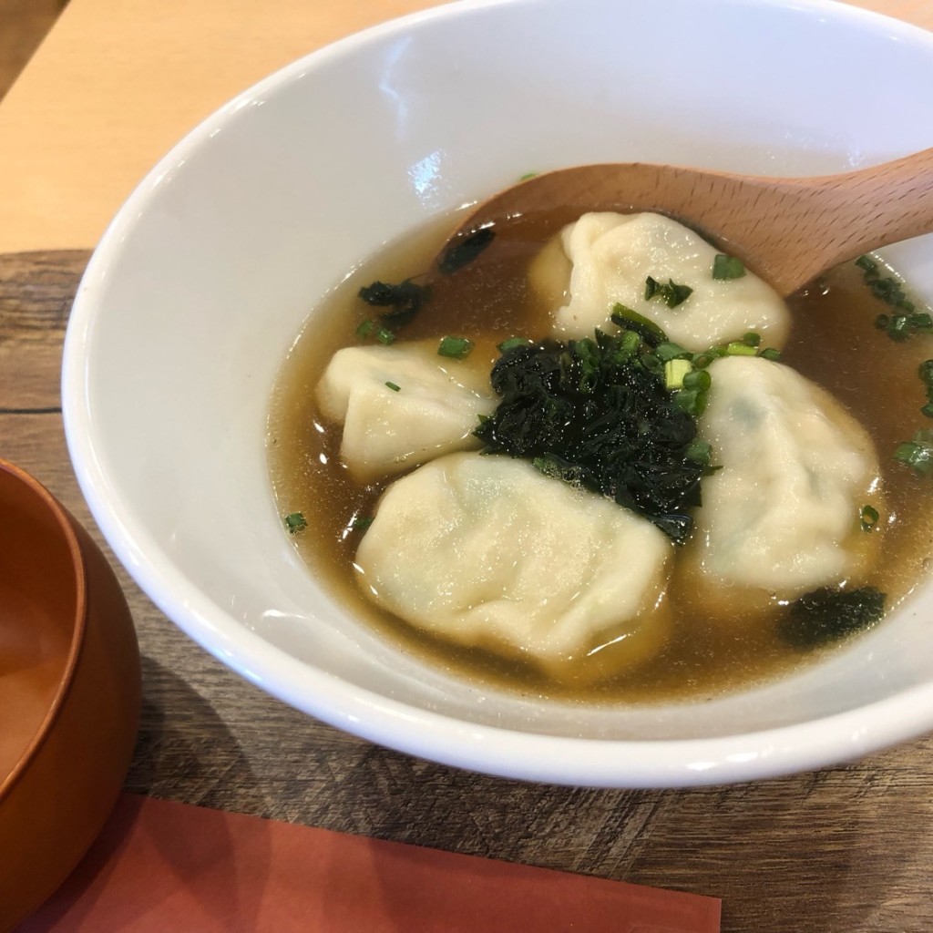 ユーザーが投稿したスープの写真 - 実際訪問したユーザーが直接撮影して投稿した増田餃子ホワイトギョーザ サガノ家の写真