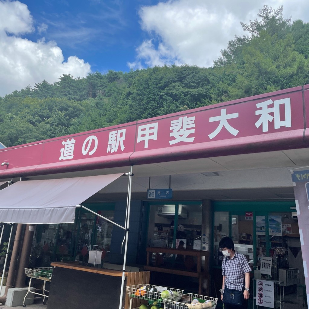 実際訪問したユーザーが直接撮影して投稿した大和町初鹿野道の駅道の駅 甲斐大和の写真