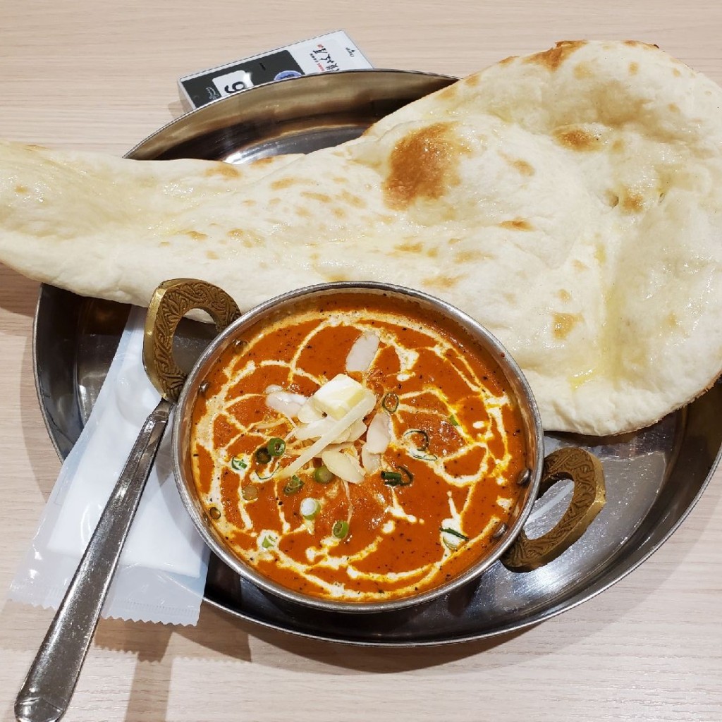 ユーザーが投稿したBUTTER CHICKEN CURRYANの写真 - 実際訪問したユーザーが直接撮影して投稿した井口明神カレークレイジースパイス アルパーク広島店の写真