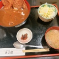 カツカレー丼 - 実際訪問したユーザーが直接撮影して投稿した高材木町居酒屋まる福 四条烏丸店の写真のメニュー情報