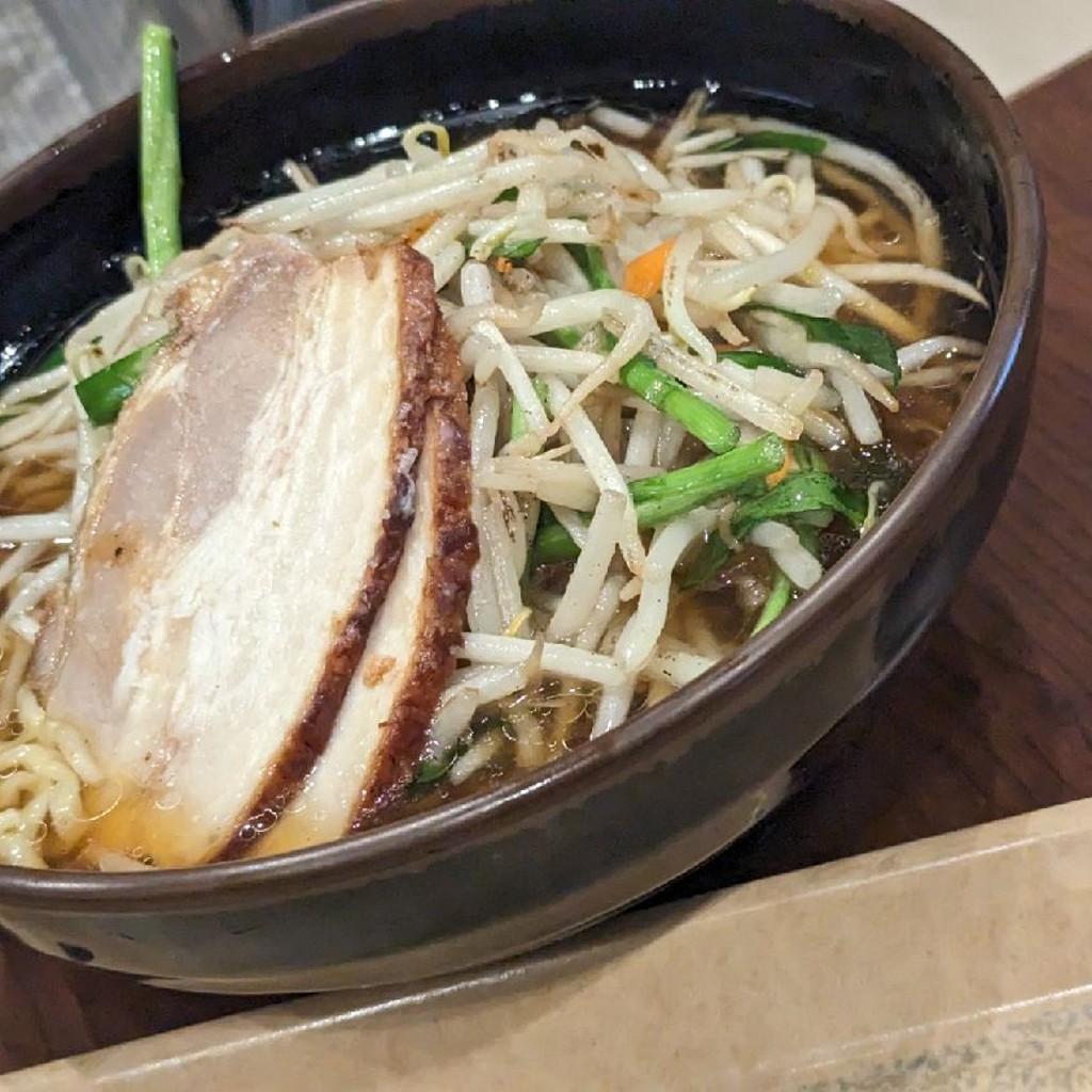 ユーザーが投稿したモヤシ炒めラーメン(醤油)の写真 - 実際訪問したユーザーが直接撮影して投稿した弥勒その他飲食店旬撰倶楽部 Pasar羽生の写真