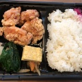 弁当 鶏唐揚げ - 実際訪問したユーザーが直接撮影して投稿したつきみ野お弁当れもんの木の写真のメニュー情報