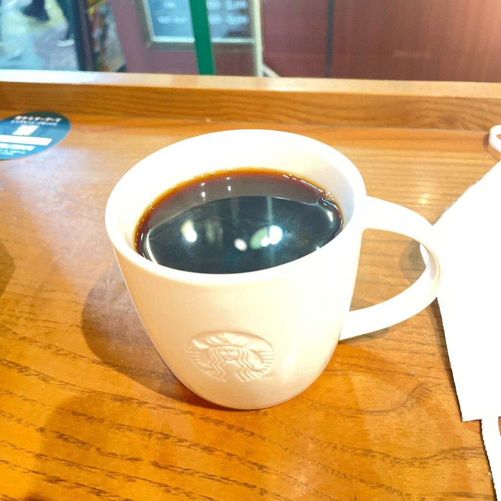 ユーザーが投稿した1 S ドリップ コーヒーの写真 - 実際訪問したユーザーが直接撮影して投稿した新橋カフェスターバックスコーヒー 新橋駅前店の写真