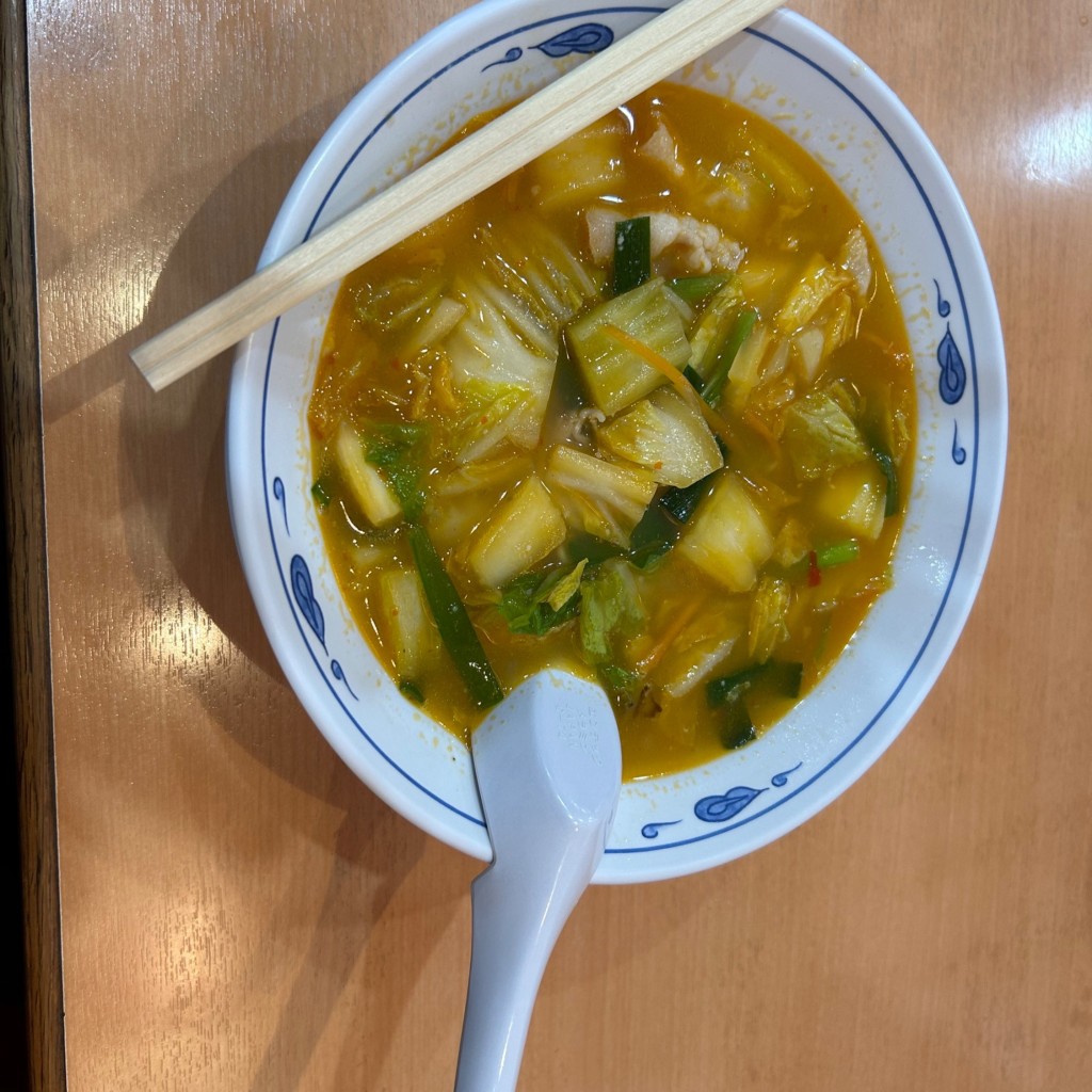 ユーザーが投稿した餃子ランチ スタミナラーメンセットの写真 - 実際訪問したユーザーが直接撮影して投稿した針町ラーメン専門店天理スタミナラーメン 針テラス店の写真