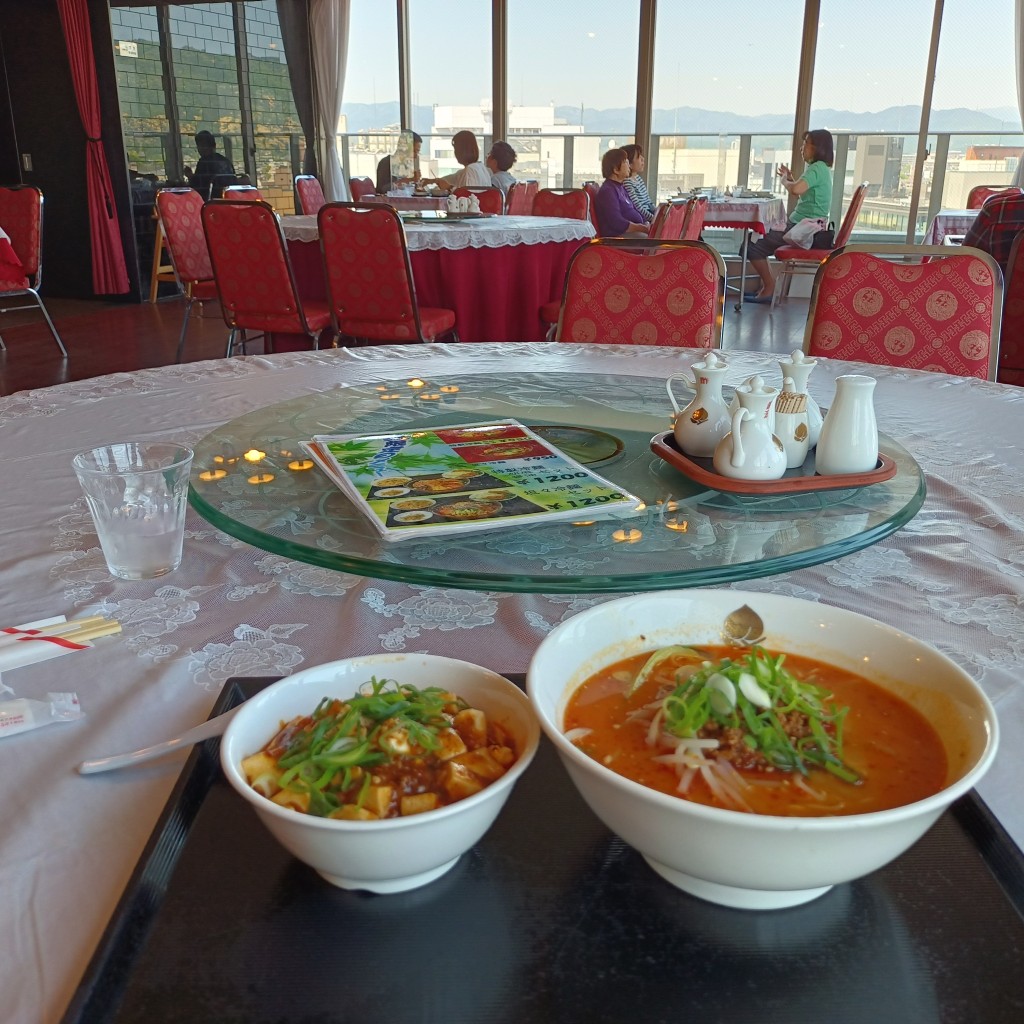 ユーザーが投稿した麺丼セット/麺飯定食の写真 - 実際訪問したユーザーが直接撮影して投稿した中華料理桃園亭 本店の写真