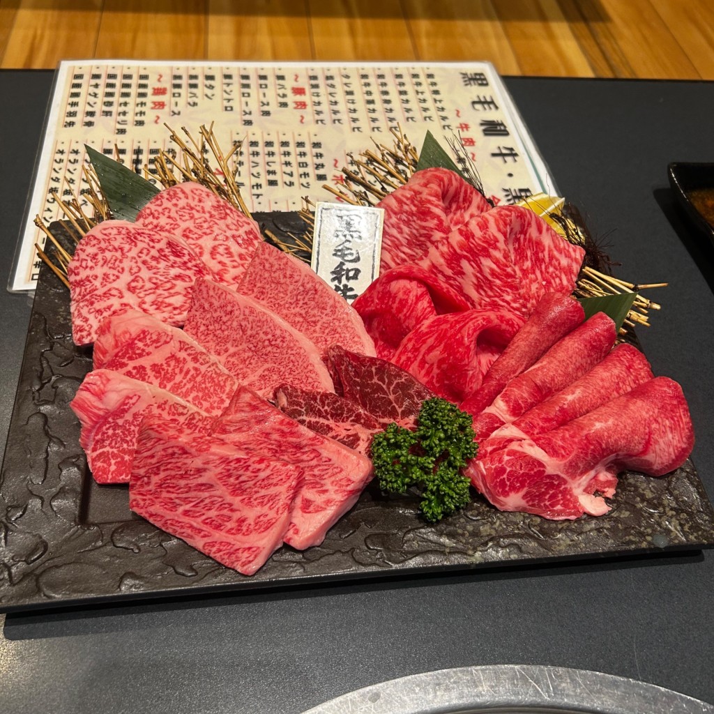 ユーザーが投稿した焼肉食べ放題ソフトドリンクコースの写真 - 実際訪問したユーザーが直接撮影して投稿した国分中央焼肉きりしま畜産の写真