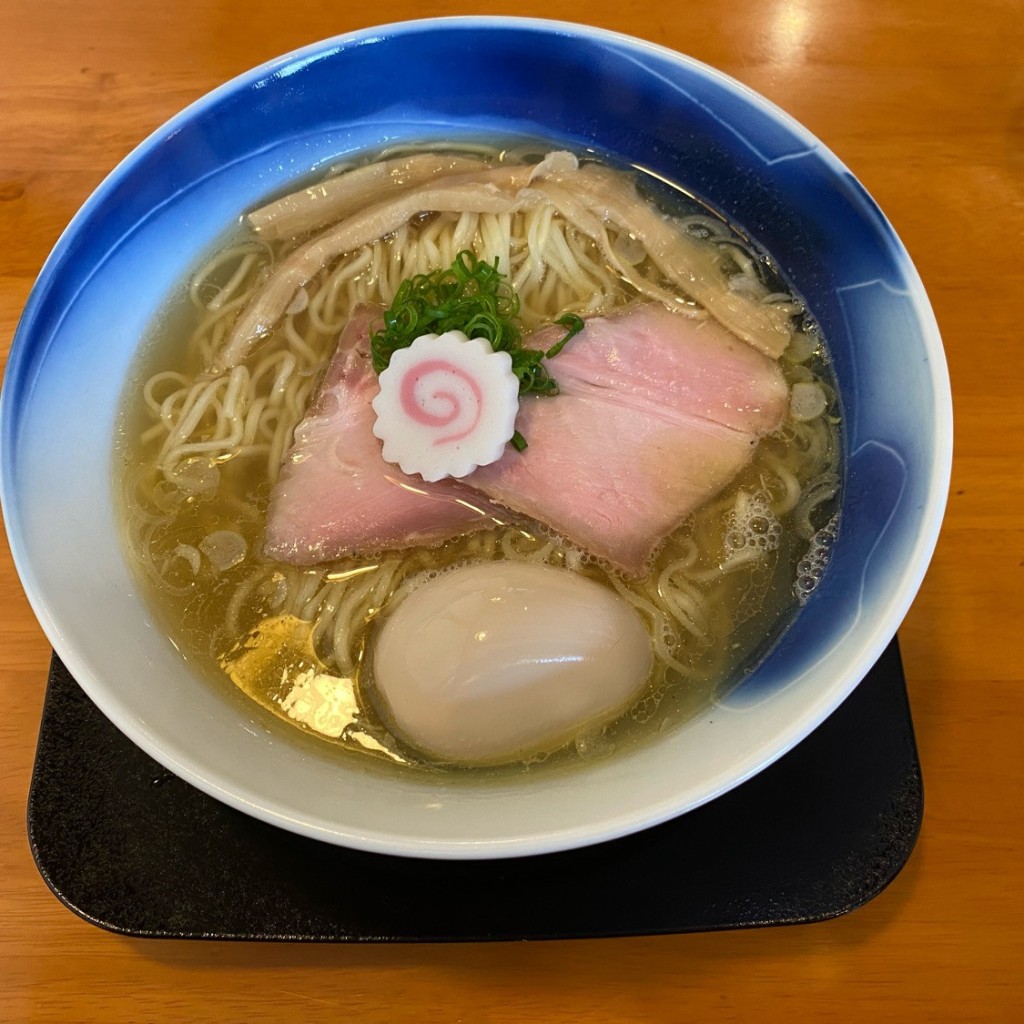 ユーザーが投稿した味玉塩ラーメンの写真 - 実際訪問したユーザーが直接撮影して投稿した東本町ラーメン専門店うしおととりの写真