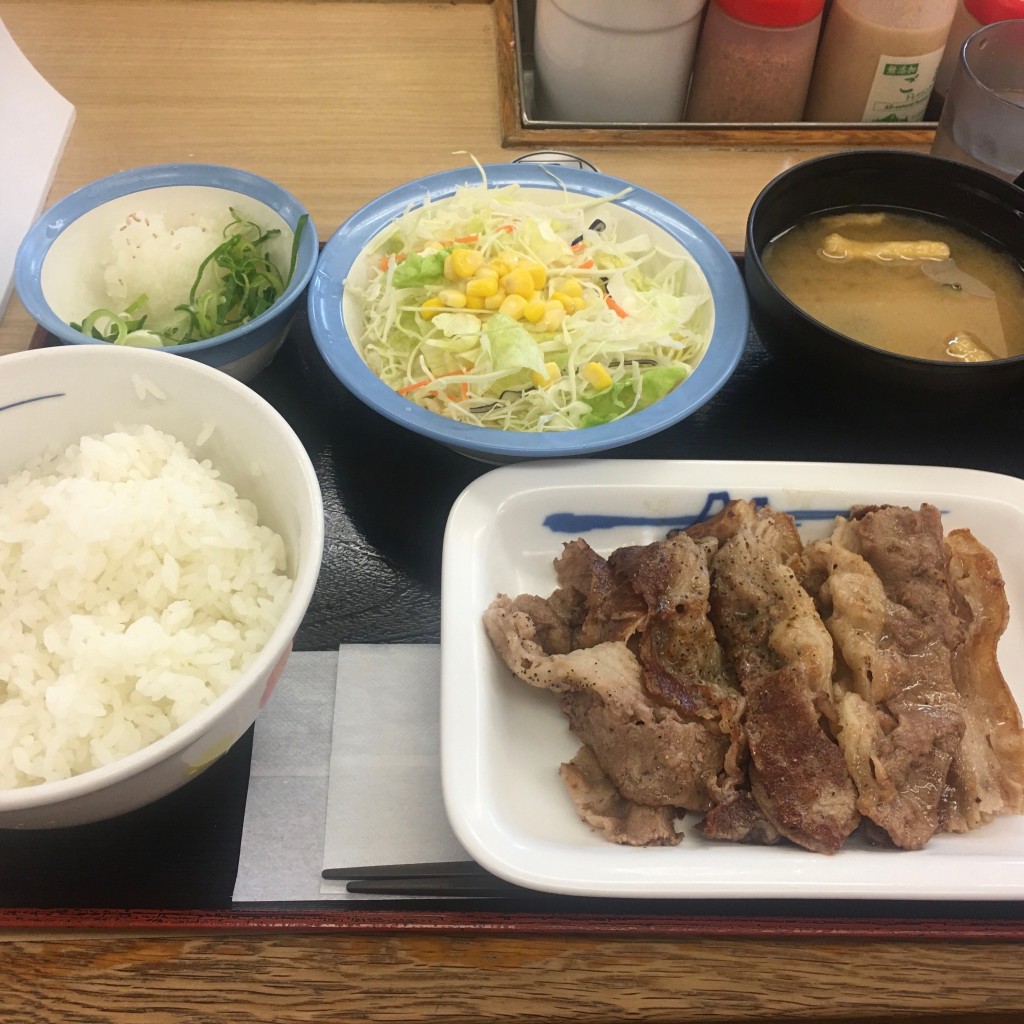 ユーザーが投稿した牛焼肉定食の写真 - 実際訪問したユーザーが直接撮影して投稿した神楽坂牛丼松屋 神楽坂店の写真