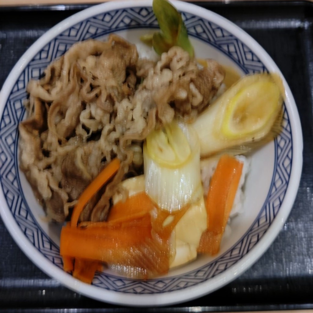 ユーザーが投稿した牛すき丼· 並の写真 - 実際訪問したユーザーが直接撮影して投稿した成育牛丼吉野家 関目店の写真