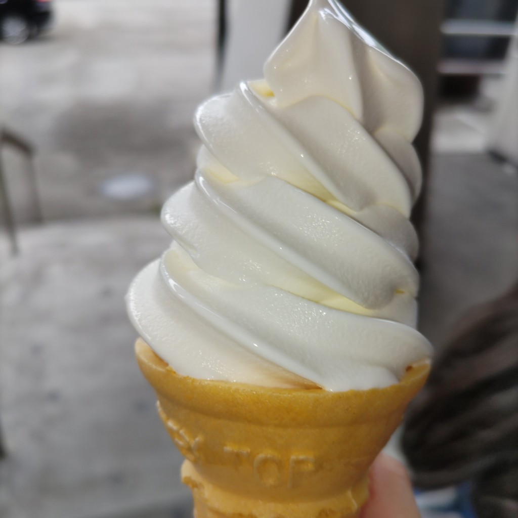 ユーザーが投稿したソフトクリームの写真 - 実際訪問したユーザーが直接撮影して投稿した大滝区三階滝町定食屋きのこ王国 本店の写真