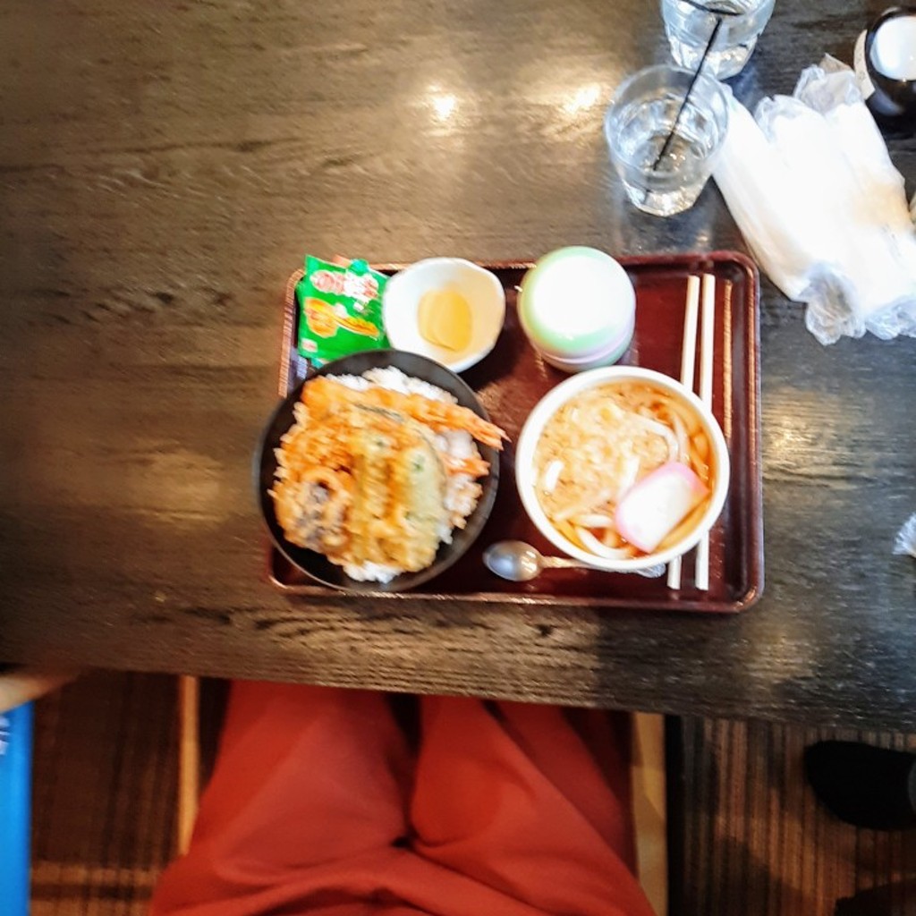 ユーザーが投稿した天丼ランチの写真 - 実際訪問したユーザーが直接撮影して投稿した新白河そば蕎麦釜処 茅の器の写真