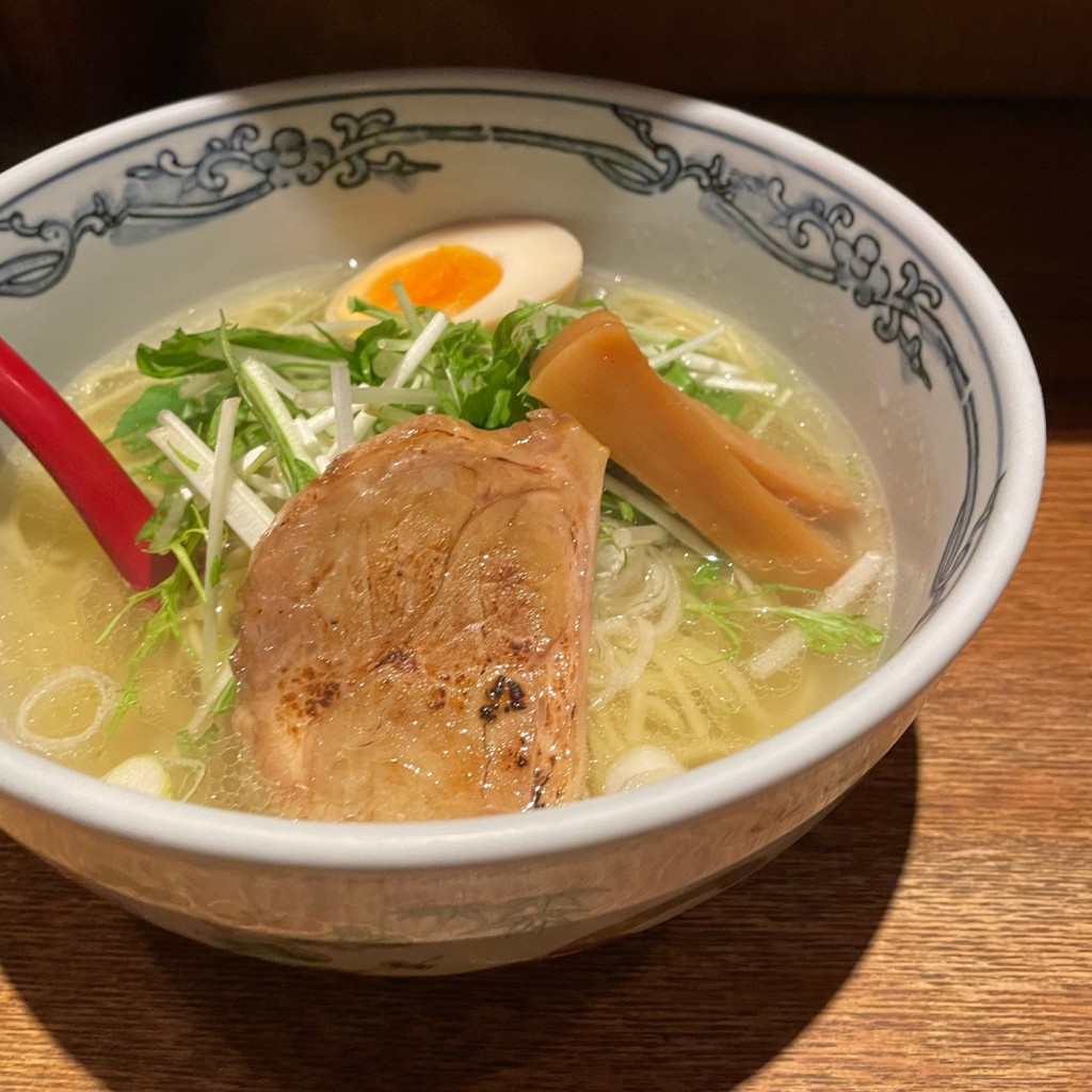 ユーザーが投稿した塩ラーメンの写真 - 実際訪問したユーザーが直接撮影して投稿した駅前町つけ麺専門店麺や 六三六 姫路店の写真