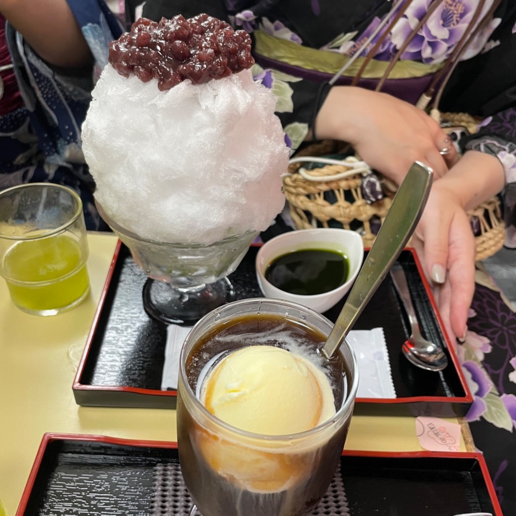 ユーザーが投稿したフロートの写真 - 実際訪問したユーザーが直接撮影して投稿した浅草和菓子梅園 浅草本店の写真