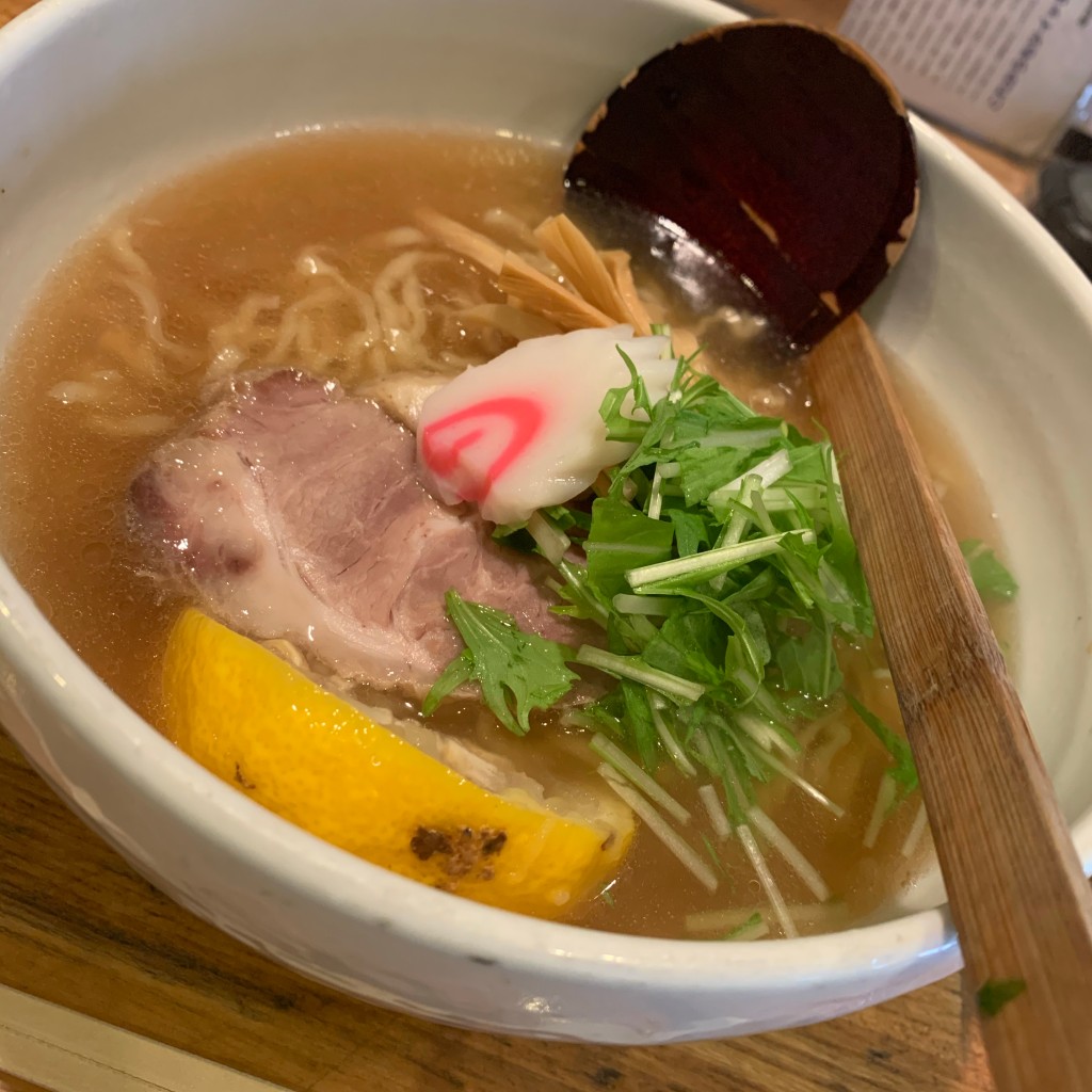 ユーザーが投稿したゆずラーメンの写真 - 実際訪問したユーザーが直接撮影して投稿した中央ラーメン / つけ麺会津らーめん和の写真