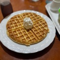 ワッフルセット - 実際訪問したユーザーが直接撮影して投稿した石巻本町その他飲食店ハニーガーデンの写真のメニュー情報
