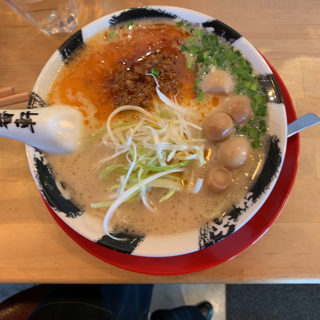 ユーザーが投稿した台湾豚骨ラーメンの写真 - 実際訪問したユーザーが直接撮影して投稿した下恵土ラーメン専門店熟成豚骨ラーメン一番軒 可児店の写真