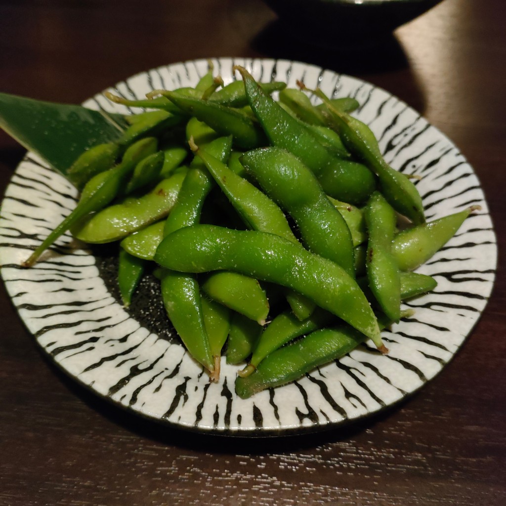 ユーザーが投稿した枝豆の写真 - 実際訪問したユーザーが直接撮影して投稿した尾上町居酒屋肉×九州料理 しょうちゃん 関内の写真