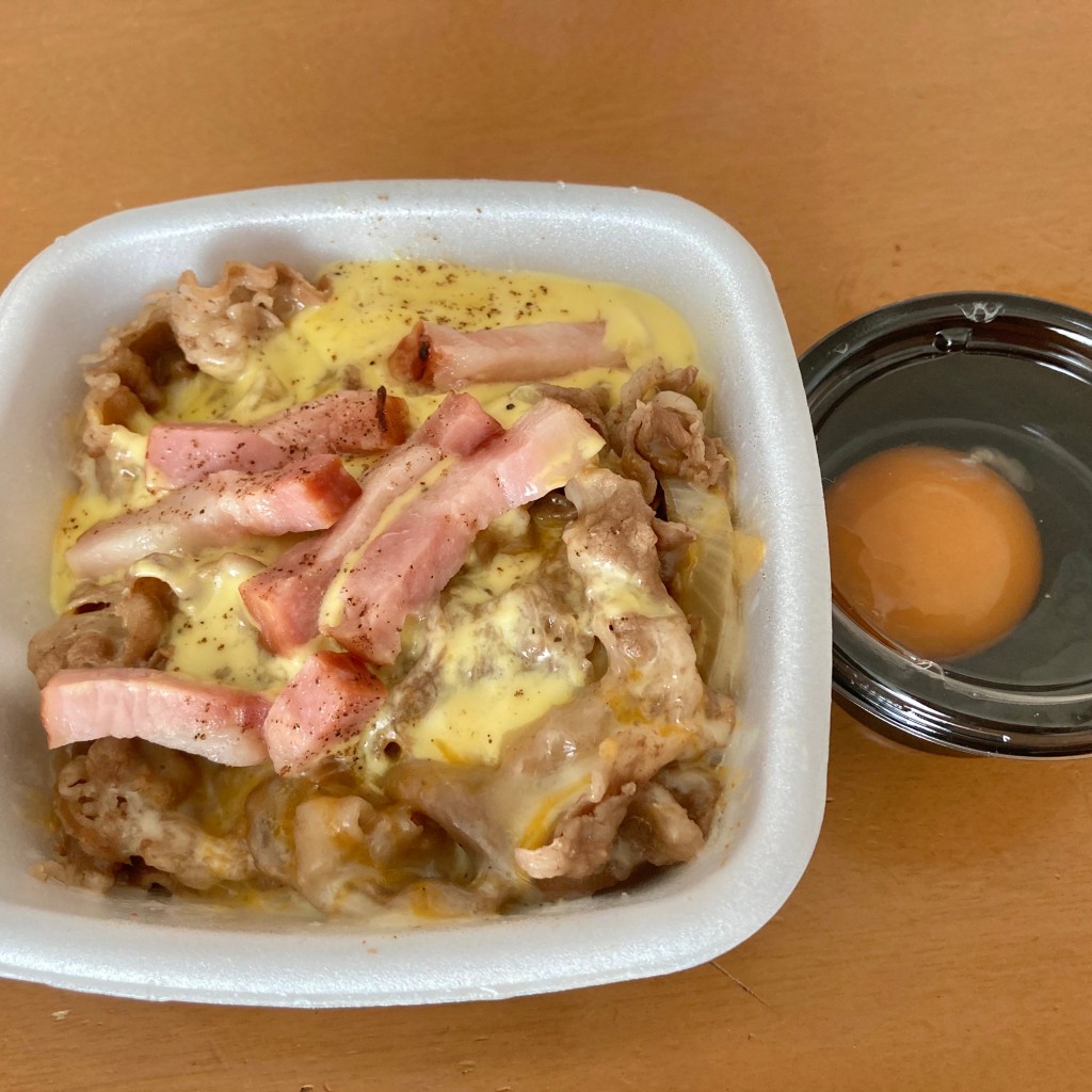 ユーザーが投稿したチーズカルビ丼の写真 - 実際訪問したユーザーが直接撮影して投稿した塚口本町牛丼吉野家 玉江橋線塚口店の写真