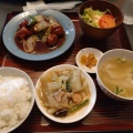 酢豚定食 - 実際訪問したユーザーが直接撮影して投稿した平岡町中野中華料理民生 東加古川店の写真のメニュー情報