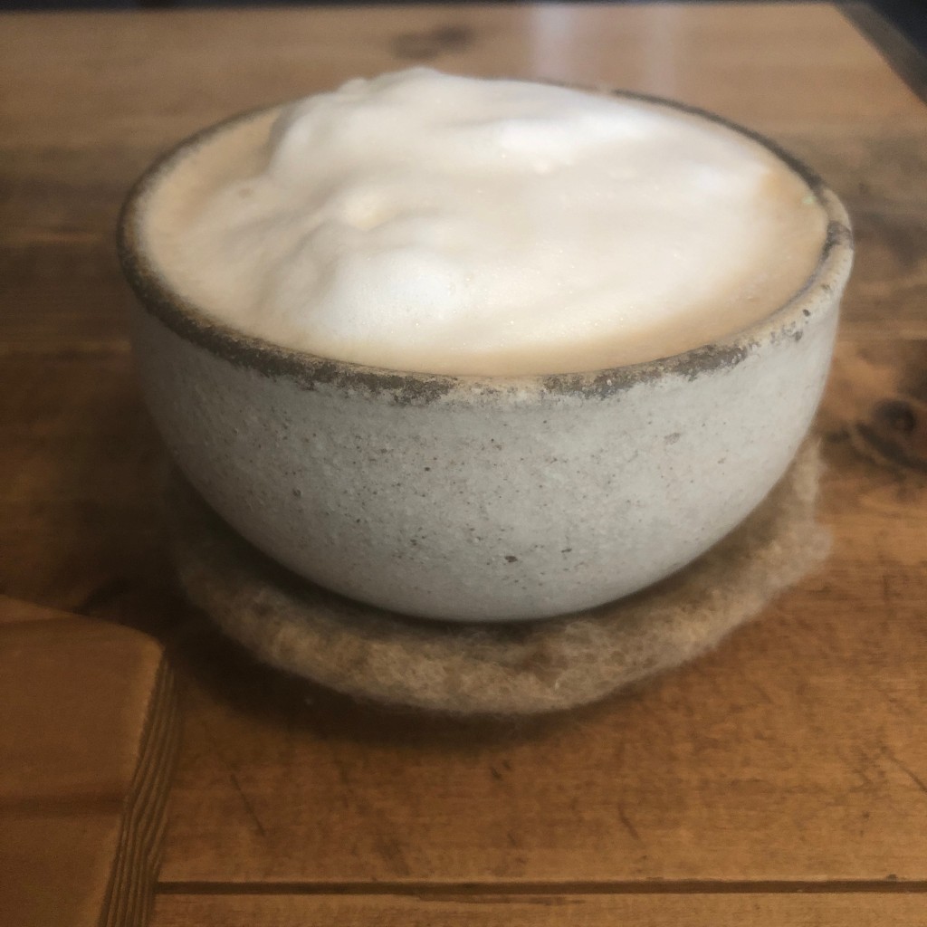 ユーザーが投稿したミルクコーヒーの写真 - 実際訪問したユーザーが直接撮影して投稿した西つつじケ丘カフェ手紙舎 つつじヶ丘本店の写真