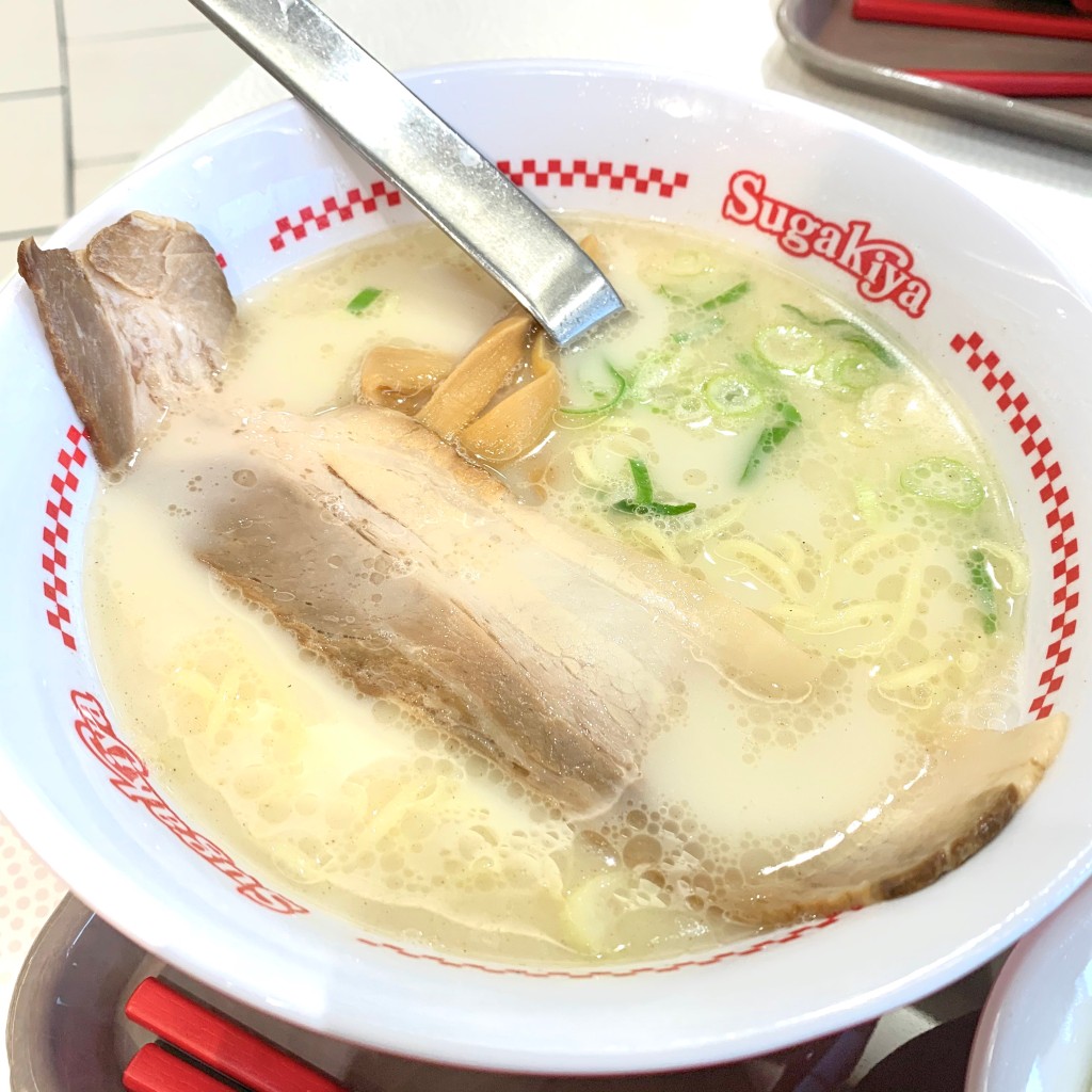 ユーザーが投稿した濃い味スガキヤラーメンの写真 - 実際訪問したユーザーが直接撮影して投稿した戸崎町ラーメン専門店スガキヤ 岡崎イオンモール店の写真