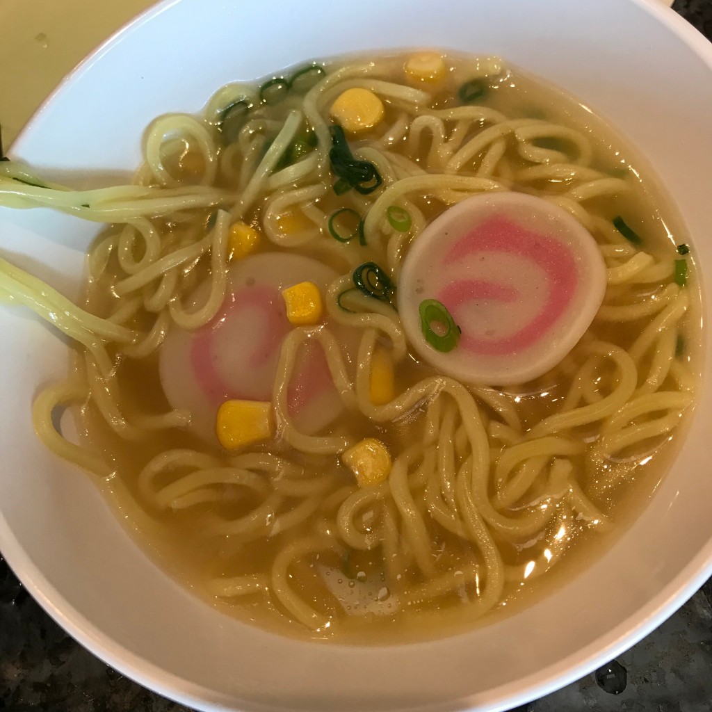 ユーザーが投稿したお子様ラーメンの写真 - 実際訪問したユーザーが直接撮影して投稿した新山焼肉葉菜焼肉 彩炉 光の森店の写真