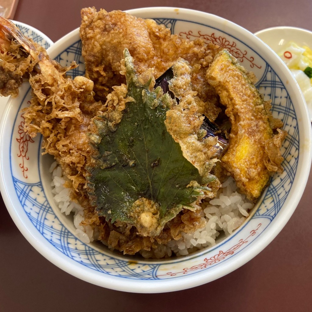 ユーザーが投稿した海老野菜天丼の写真 - 実際訪問したユーザーが直接撮影して投稿した菫平天丼天丼ころもの写真