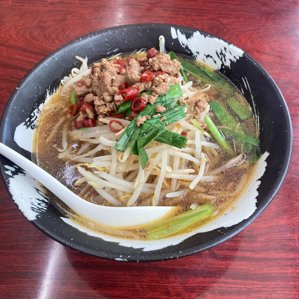 ユーザーが投稿した台湾ラーメンの写真 - 実際訪問したユーザーが直接撮影して投稿した千代里中華料理中華料理 万福楼の写真