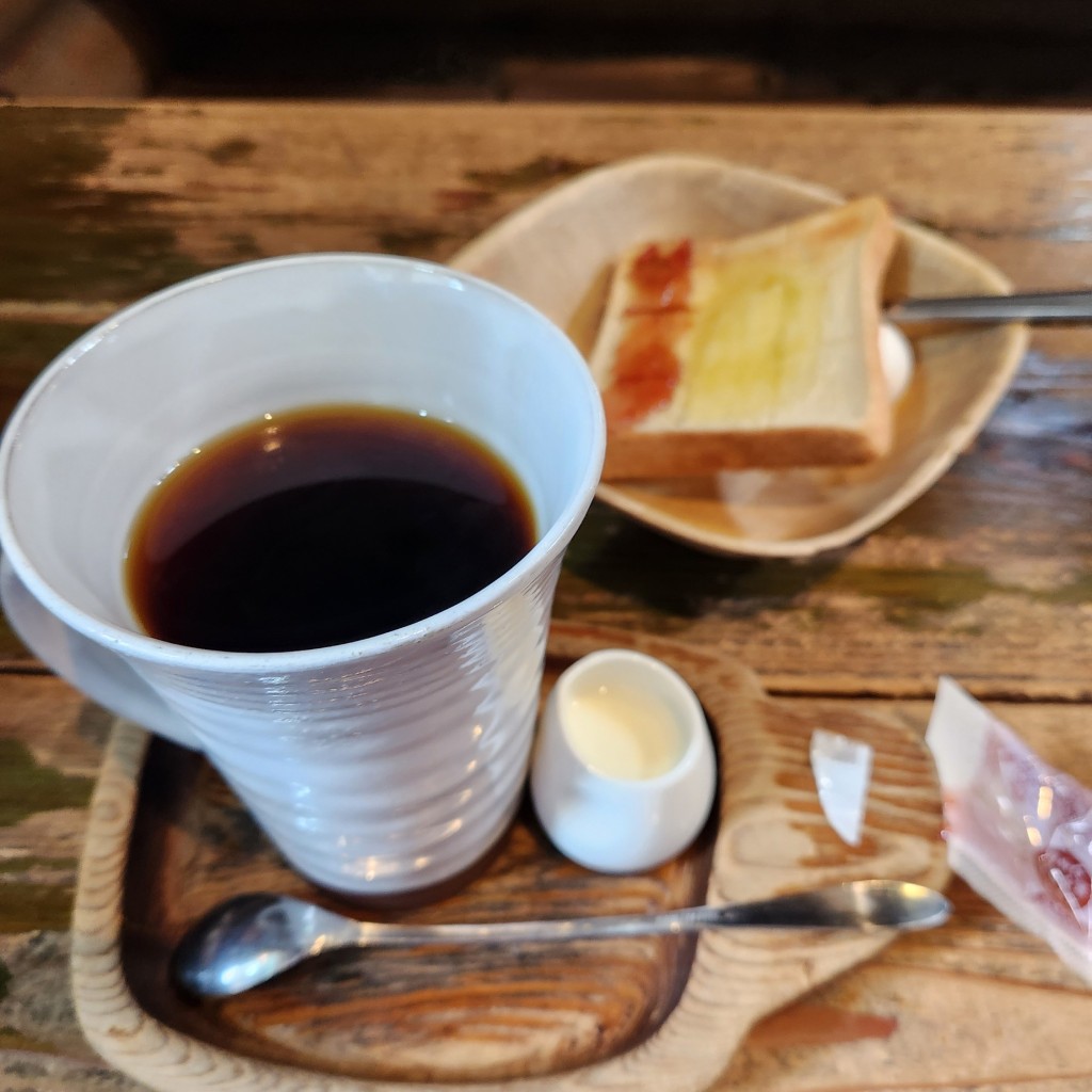 ユーザーが投稿したアメリカン モーニング付きの写真 - 実際訪問したユーザーが直接撮影して投稿した神明町喫茶店OBログ 北越谷店の写真