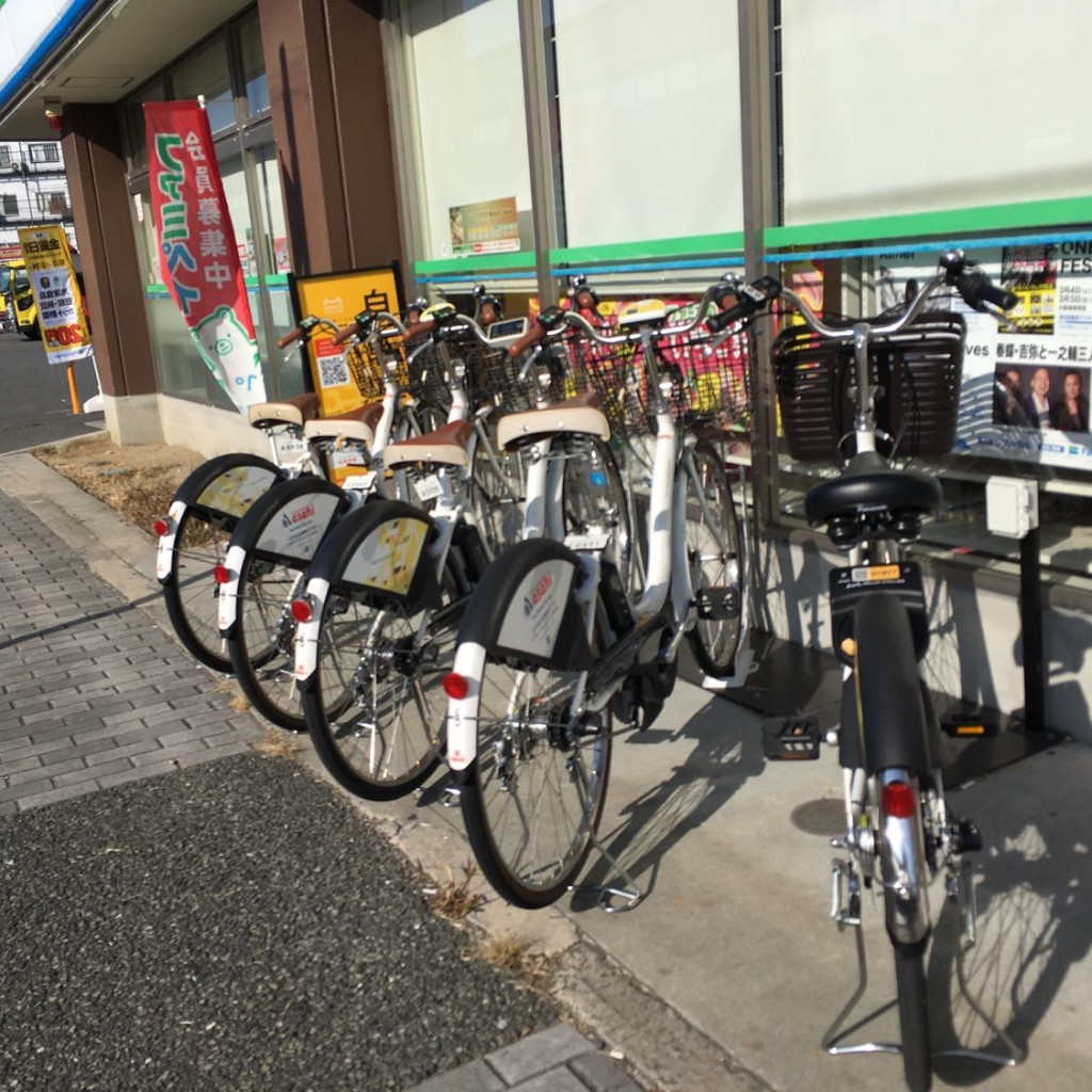 実際訪問したユーザーが直接撮影して投稿した下坂部自転車レンタルHELLO CYCLING ファミリーマート尼崎下坂部の写真