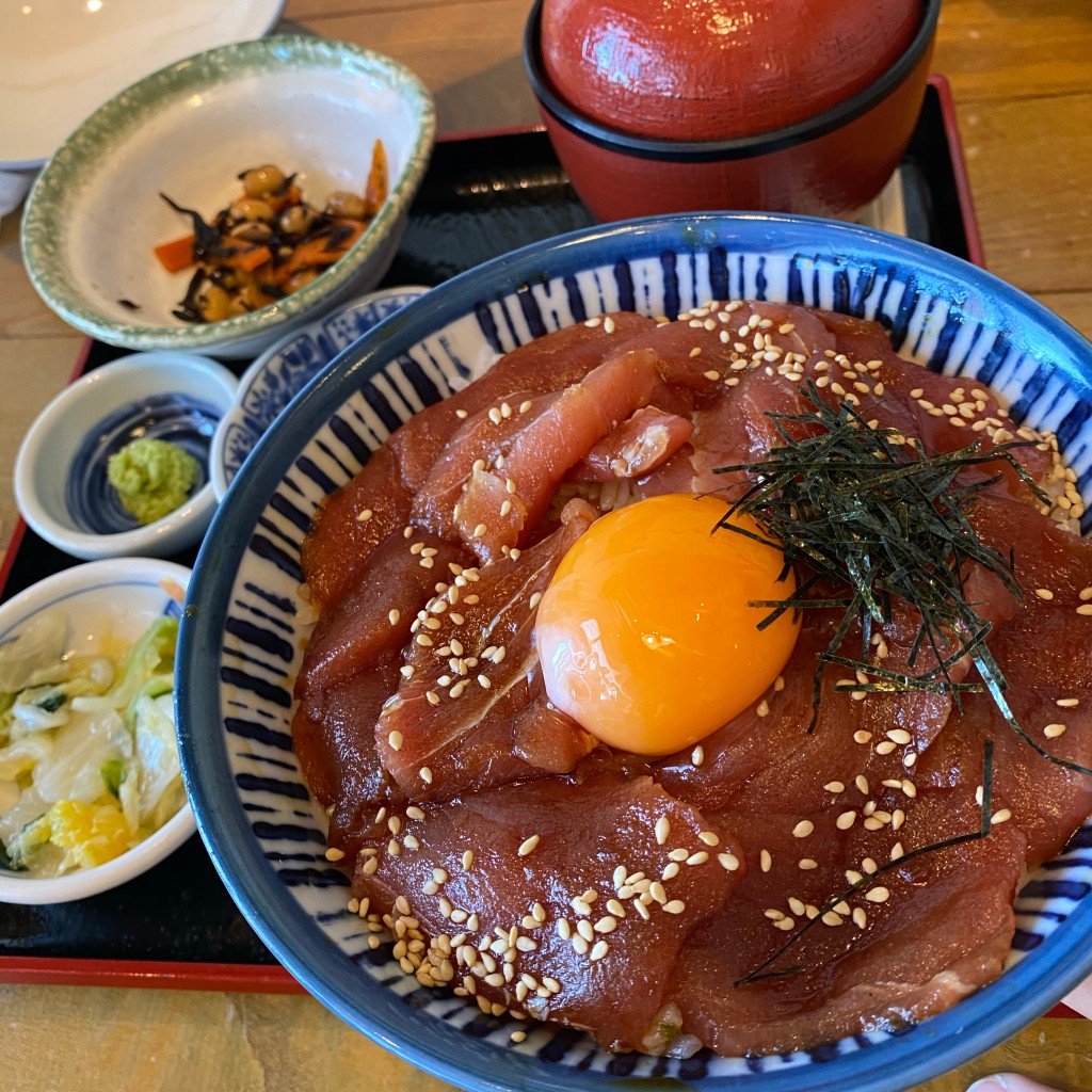 ユーザーが投稿したネギトロ丼の写真 - 実際訪問したユーザーが直接撮影して投稿した天ぷらまめ寅 りんくうプレミアムアウトレットの写真