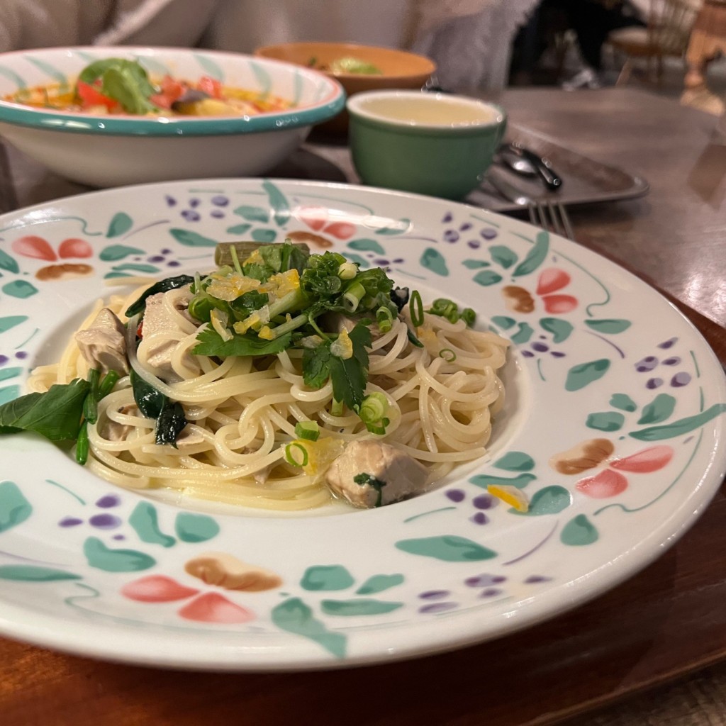 ユーザーが投稿したスープサラダセットの写真 - 実際訪問したユーザーが直接撮影して投稿した南御座カフェイソップの台所の写真