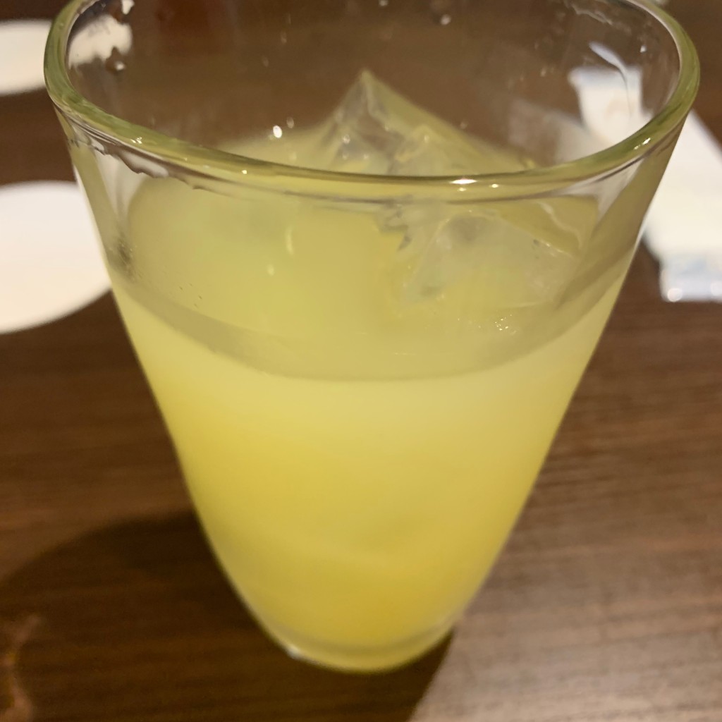 ユーザーが投稿したグレープフルーツジュースの写真 - 実際訪問したユーザーが直接撮影して投稿した高砂西洋料理Dining cafe プティポワの写真