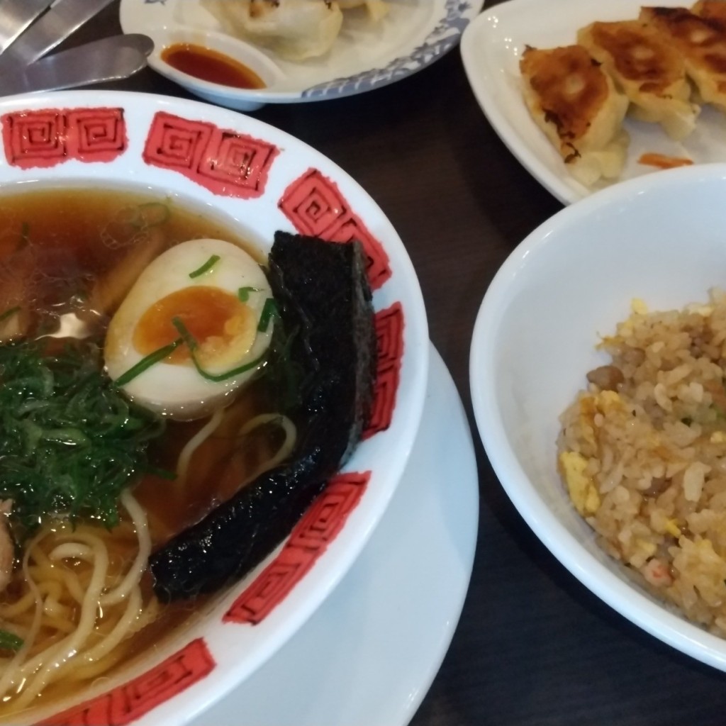 ユーザーが投稿した味玉ラーメンの写真 - 実際訪問したユーザーが直接撮影して投稿した小川中華料理バーミヤン 小川町店の写真