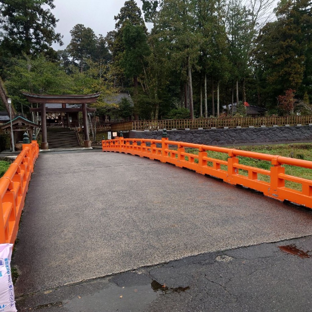 実際訪問したユーザーが直接撮影して投稿した八雲町熊野橋神橋 熊野大社の写真