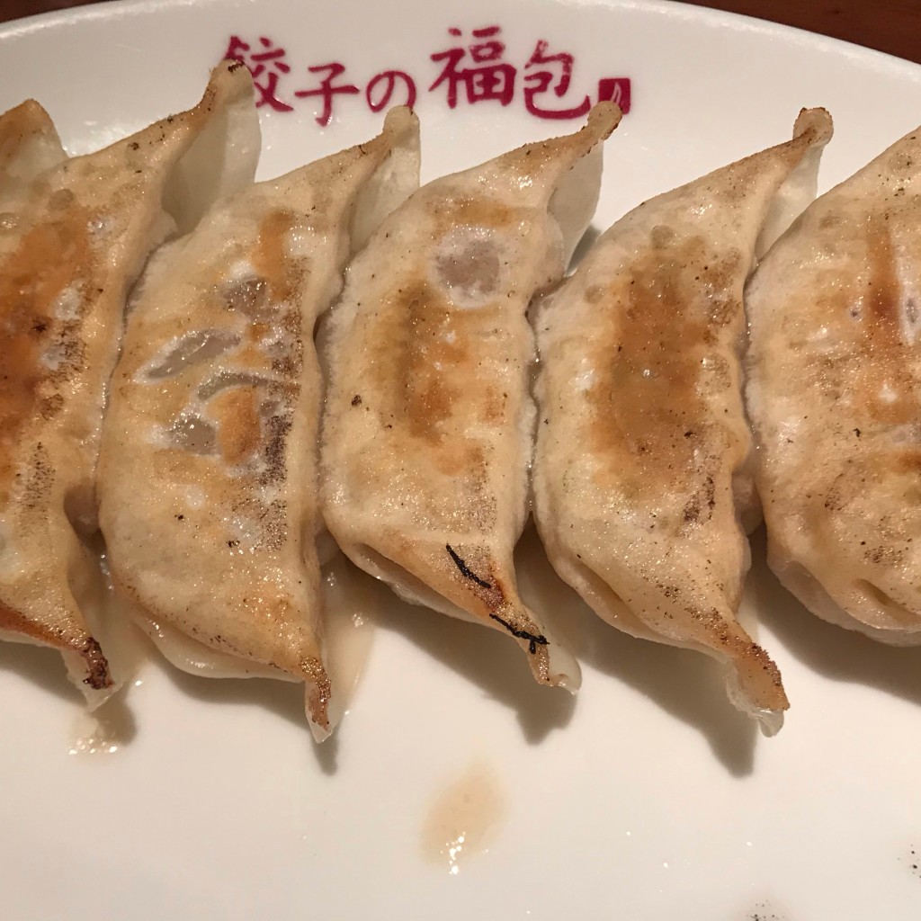 ユーザーが投稿した焼餃子ニンニク無の写真 - 実際訪問したユーザーが直接撮影して投稿した東山餃子餃子の福包 中目黒店の写真