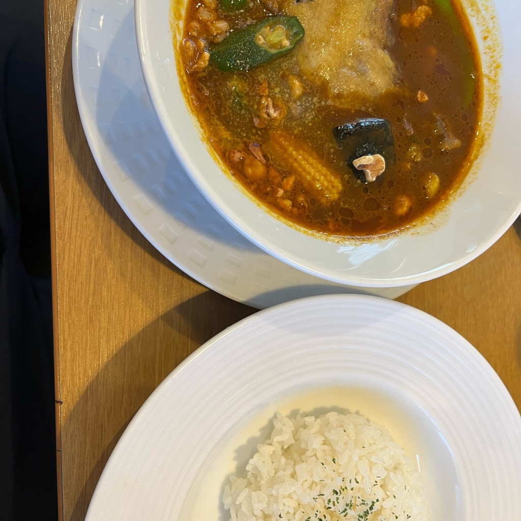 ユーザーが投稿したスープカレーの写真 - 実際訪問したユーザーが直接撮影して投稿した大道ファミリーレストランココス 金沢八景店の写真