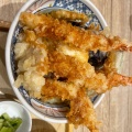 海老と野菜天丼麺セット - 実際訪問したユーザーが直接撮影して投稿した発寒八条和食 / 日本料理かかし イオンモール札幌発寒店の写真のメニュー情報