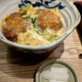 ヘレカツ丼セット - 実際訪問したユーザーが直接撮影して投稿した千日前そば冨士屋 なんばウォーク店の写真のメニュー情報